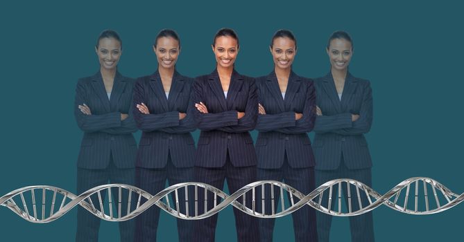 Clone women with genetic DNA