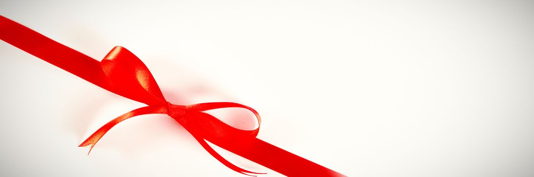 gift red ribbon bow, knot