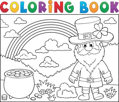 Coloring book St Patricks Day theme 3