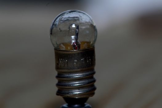 small incandescent light bulb