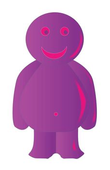 Happy Purple Jelly Baby