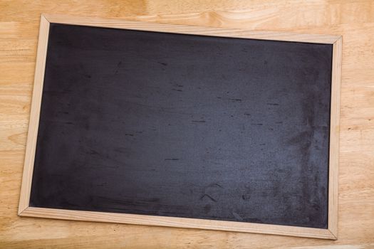 Black chalk board with copy space