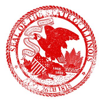 Illinois Seal Stamp