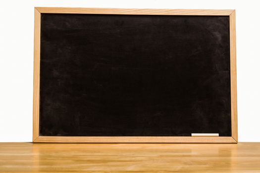 Black chalk board with copy space