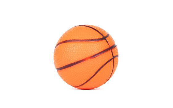 Miniature basket ball isolated