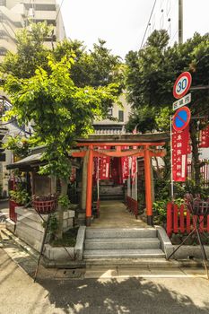 Small Shinto Santuary dedicated to the Uga-no-Mitama divinity