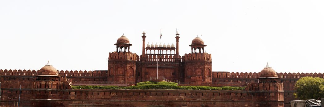 Lal Qila - Red Fort in Delhi, India Constructed in 1648 by the fifth Mughal Emperor Shah Jahan