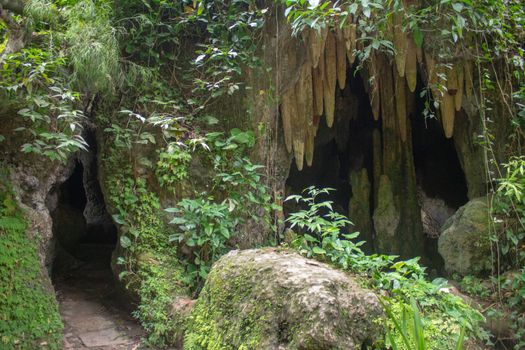 Small caves located at Parque Lage, Rio de Janeiro