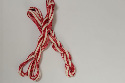 Pair of double length dyneema sling, used for security on rock and alpine climbing