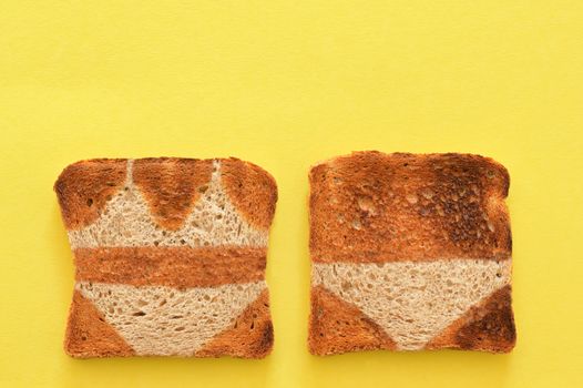 Crusty Bread Toast Slice And Summer Tan Lines