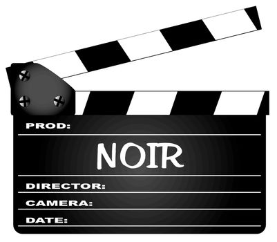 Noir Movie Clapperboard