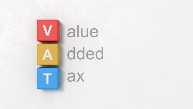 Value Added Tax, VAT Concept Illustration