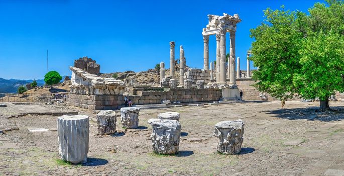 Agora in the Pergamon Ancient City, Turkey