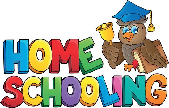 Home schooling theme sign 2