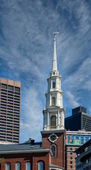 Church Steeple in Boston
