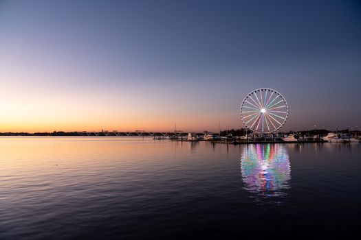 Ferris wheel at National Harbor in Maryland outside Washington DC