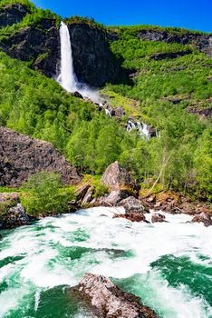 waterfall in Norway