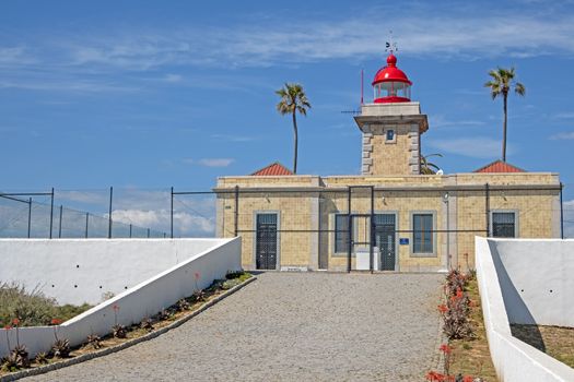 Lighthouse at Ponte Piedade in Lagos Portugal