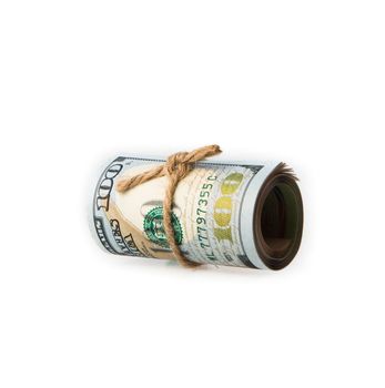 Roll of 100 usd note
