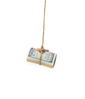 hanging 100 note usd