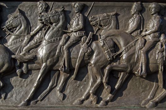 Cavalry Monument frieze, Hyde Park