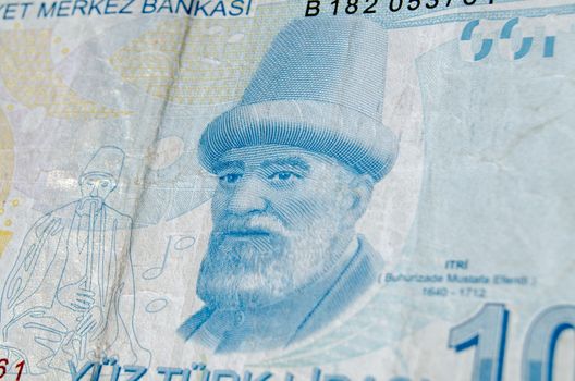 Composer Buhurizade Mustafa Itri on Turkish banknote