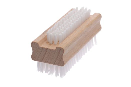 old fashioned nail brush angled left to right with short bristle