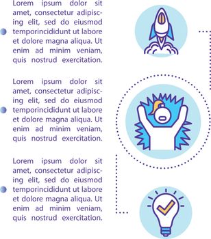 Nervous breakdown concept icon with text. Personal meltdown. Irritability. Emotional outburst. PPT page vector template. Brochure, magazine, booklet design element with linear illustrations