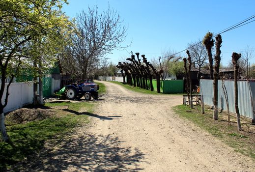 Romanian rural road