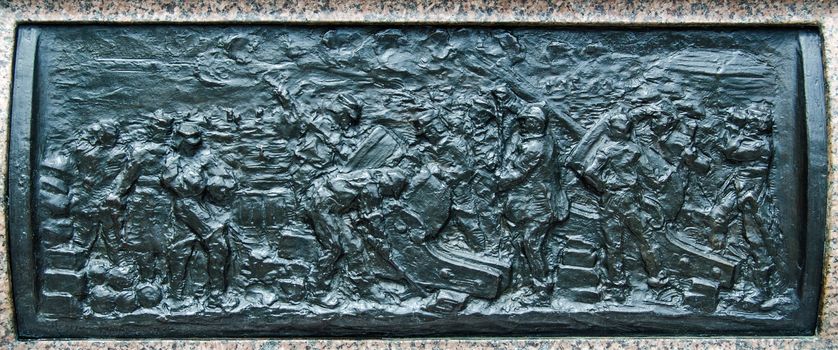 Siege of Sevastopol bronze frieze