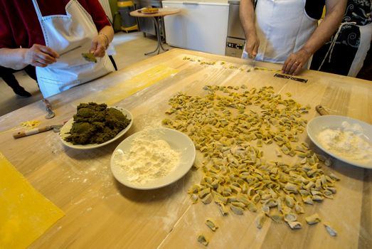 Typical pasta of the Langhe, Piedmont - Italy