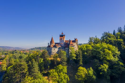 Medieval Castle of Bran, known for Dracula story, one of important landmarks in Romania.