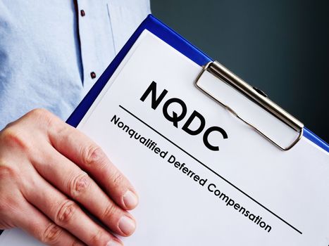 Nonqualified deferred compensation NQDC form in the hands.