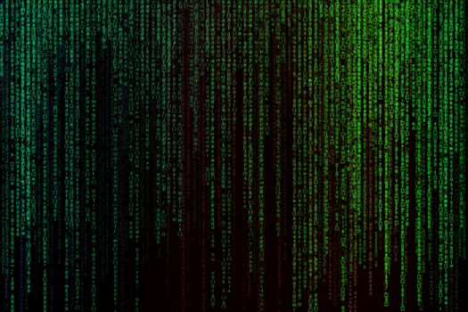 Royalty Free Image | Matrix background with the green symbols, motion blur  by a3701027