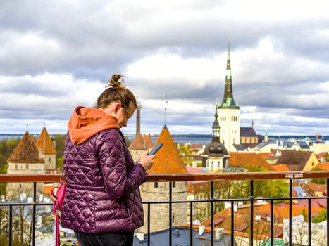 Tourist in Tallinn