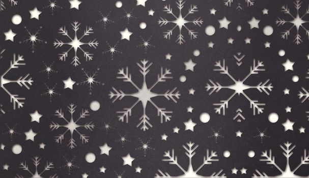 Snowflake wallpaper pattern