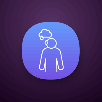 Sadness app icon