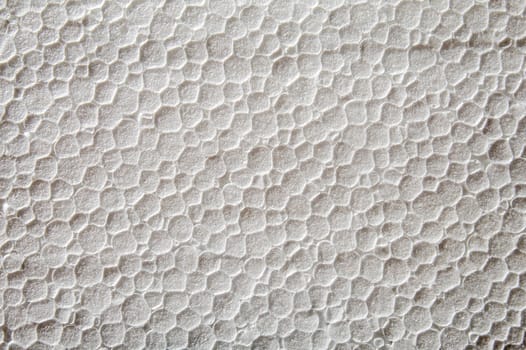 white styrofoam sheet closeup