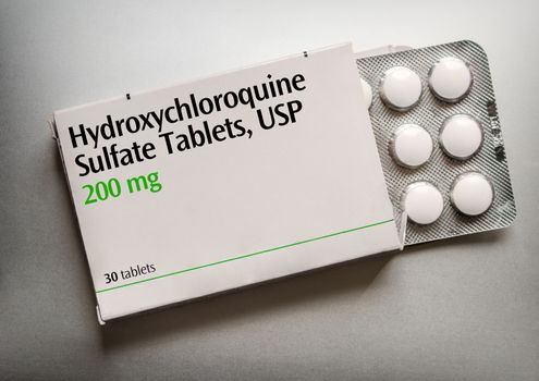 Hydroxychloroquine Tablets (artistic rendering)