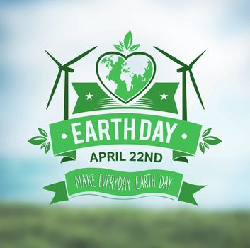 Earth day vector