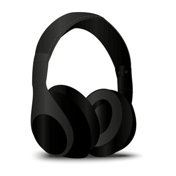 Stereo black Headphone
