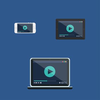Web Template of Adaptive Video Form
