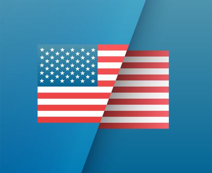 Patriotic fourth of july vector