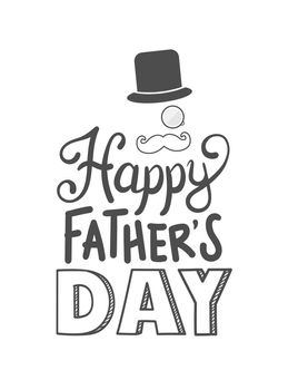 Fathers day greeting vector