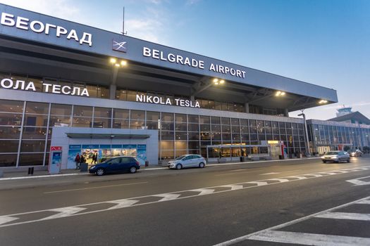 International Airport Nikola Tesla in Belgrade, Serbia
