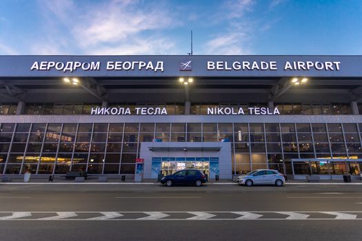 International Airport Nikola Tesla in Belgrade, Serbia