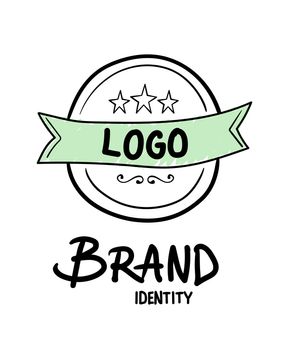 Brand identity concept vector