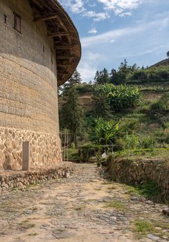 Tulou circular communities at Huaan Unesco World Heritage site