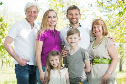 Multigeneration family portrait