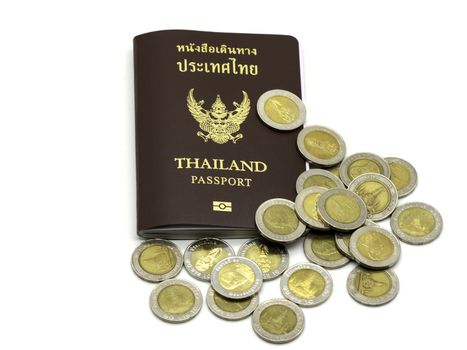 Passport cover of Thailand, Identification citizen with coins is
